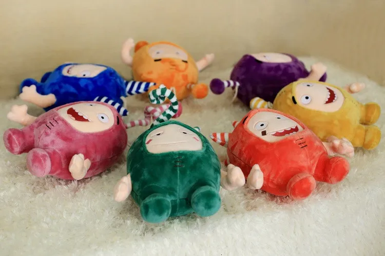 35 см странное сокровище солдат Oddbods Newt Buuble Pogo Zee Jeff Fuse Slick плюшевые куклы мягкие игрушки для детей Рождественский подарок