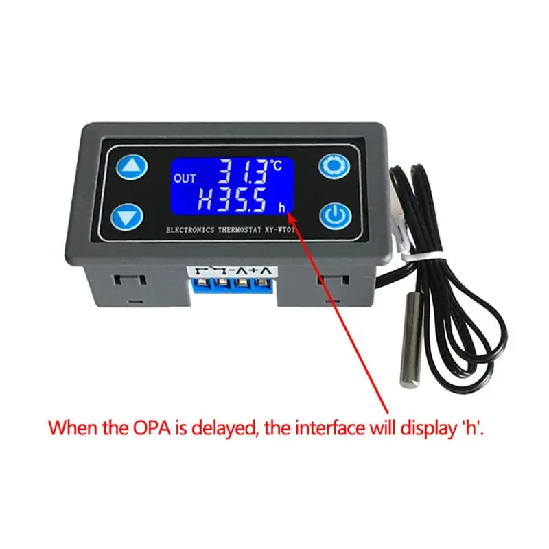 XY-WT01 регулятор температуры цифровой светодиодный дисплей Отопление/охлаждение регулирующий термостат переключатель