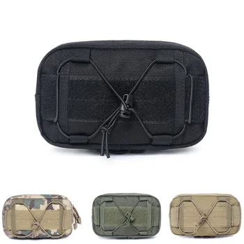 

1Pcs Tactical Universal Pouch Military Molle Waist Bag Wallet Pouch Outdoor Phone Case Pocket
