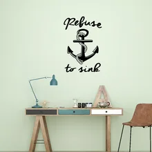 W016 анкерный отвод стиль спальня гостиная Library фон водонепроницаемые наклейки на стену съемные производители оптом C