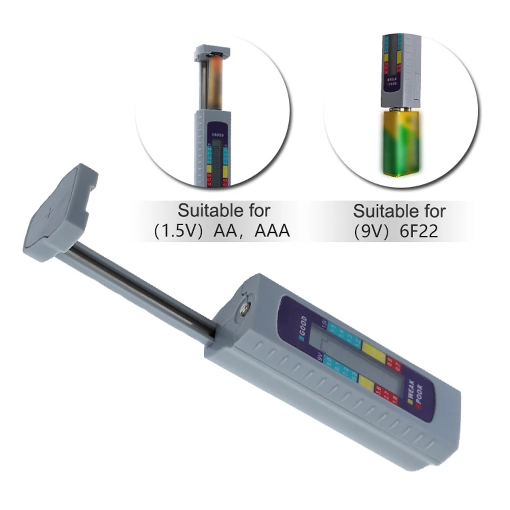 AA/AAA/1,5 V 9V тест емкости батареи тест er Цифровой тест емкости er проверка для литиевых измерительных инструментов