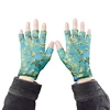 Van Gogh Oil Painting Half Finger Gloves Warm Women Knitted Fingerless Gloves Work Sports Non-Slip Sunflower Starry Night Gloves ► Photo 3/6