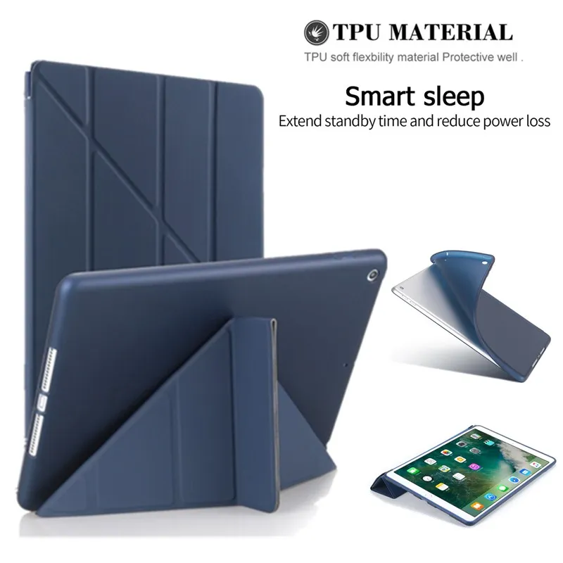 ТПУ смарт-чехол для iPad 10,2 дюймов 7-го поколения Авто Режим сна/пробуждения легкий Стенд чехол для планшета для iPad 7-го 10,2 дюймов Чехол