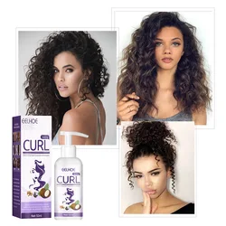 Curly Hair Mousse Anti-Frizz Hair Repairing Styling Elastin Natural Curl Define Moisturizing Foam For Curly Hair Rizos New