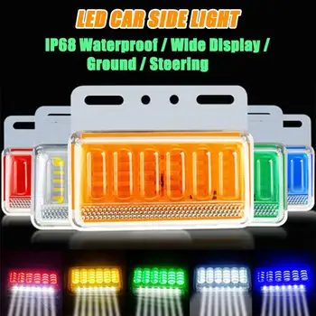 

4PCS 37 LED 24V Marker Indicator Light Clearance Lamp Amber Waterproof For Truck Auto Boat Fancy Turn Signal Car Side Light