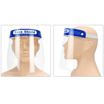 

Protective Isolation Face Shield Mask Transparent Full Face Protective Mask Anti-Splash Anti-fog Full Face Shield Safety Mask