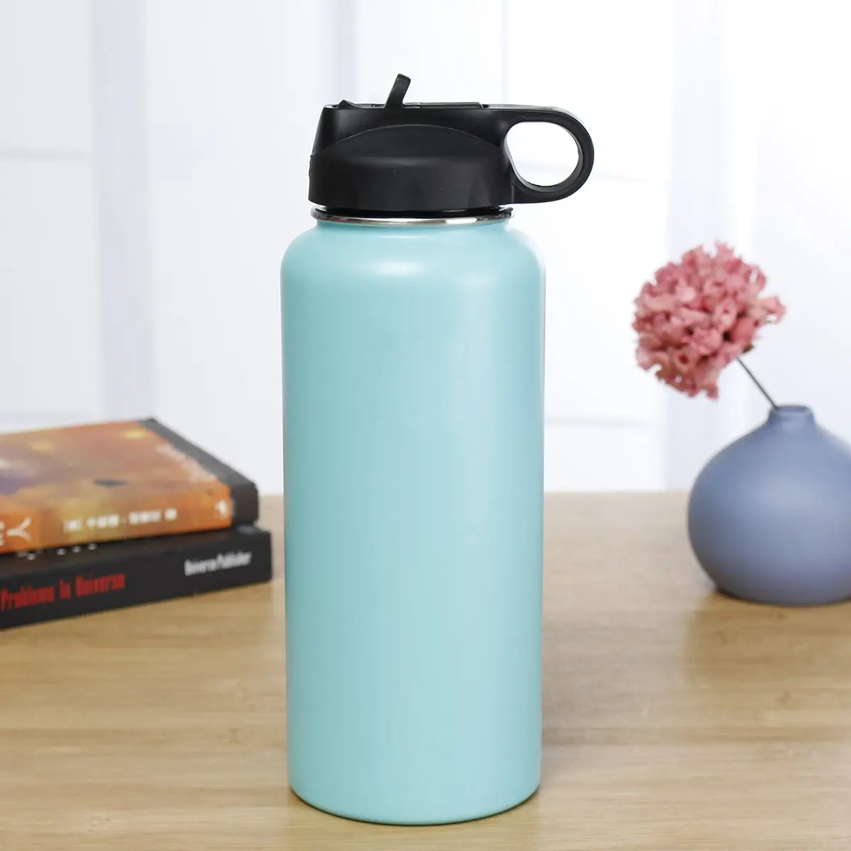 7 Color Water Bottle Stainless Steel Drink Outdoor Climbing Sport Leak Proof Seal Vacuum Insulation Portable Water Bottle 946ml