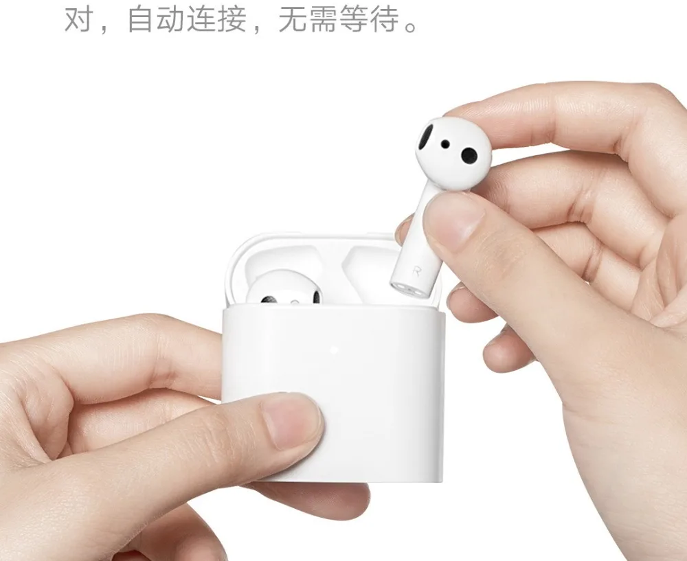Xiaomi True Беспроводная Bluetooth 5,0 гарнитура Air2 Интеллектуальный голосовой двойной микрофон HD стерео наушники