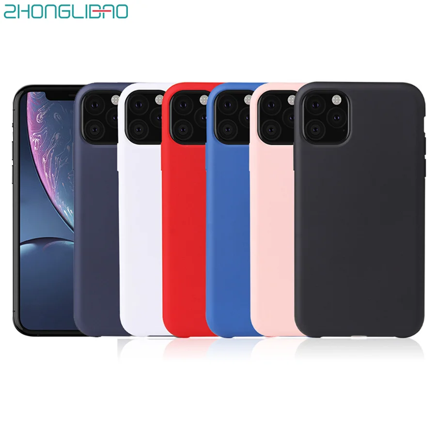 Чехол для IPhone 11 Pro Max модный Мягкий силиконовый чехол телефона 2019 противоударный