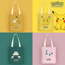 Sac à bandoulière Pokemon Cnvas bgagual, sacs à épaule, grande capacité, Punk BoysFun pour filles, dessin animé Kawaii, cadeaux mignons pour enfants, nouvelle collection 