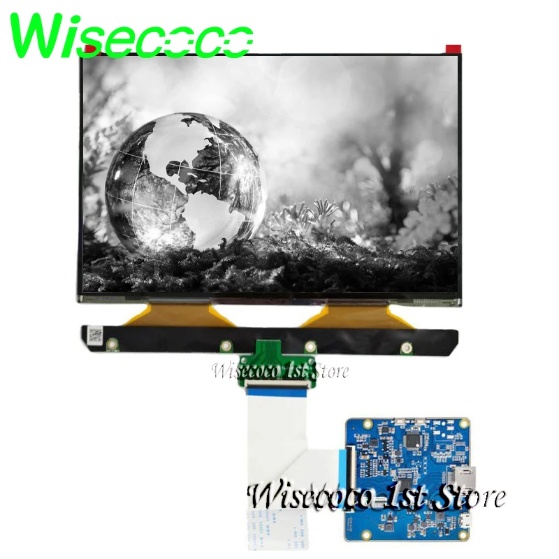 Wisecoco 8.9 Inch 4k Monochrome Lcd 