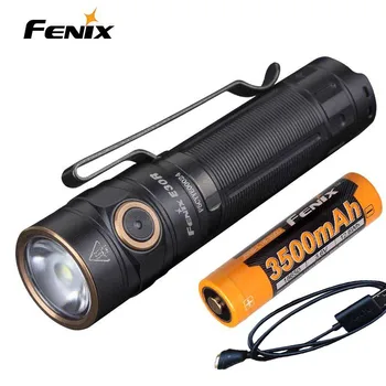 

Fenix E30R 1600 Lumen USB Magnetic Rechargeable EDC Flashlight with Fenix ARB-L18-3500 Li-ion Battery