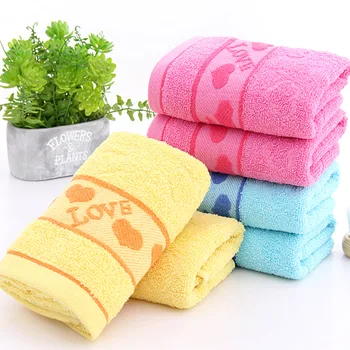 

Gao Yang Towel 14 Support and Weak Twist Peach Heart Towel Adult Soft Water Absorbent Wipe lian jin li pin jin