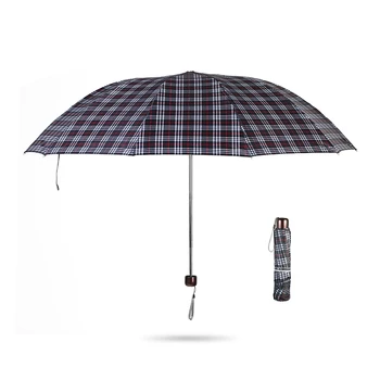 

Paradise 42 in Large Women Men Rain Umbrella Folding Travel UV Protection Umbrella 10-Rib Windproof Waterproof Umbrella