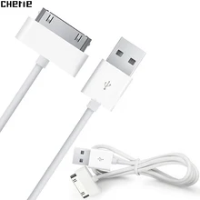 Cherie USB Дата-кабель для зарядного устройства для iphone 4 s 4s 3g S 3g iPad 1 2 3 iPod Nano itouch 30 Pin usb кабель для зарядки Cargador Kabel шнур