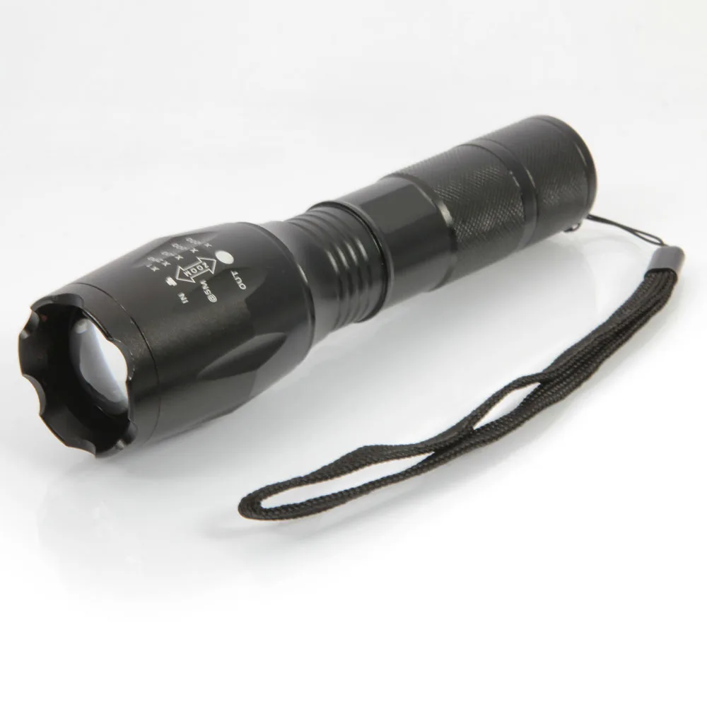 

S2 LED 10W 1200 Lumens 500m Focusing White Strong Light Flashlight Black LAD-sale