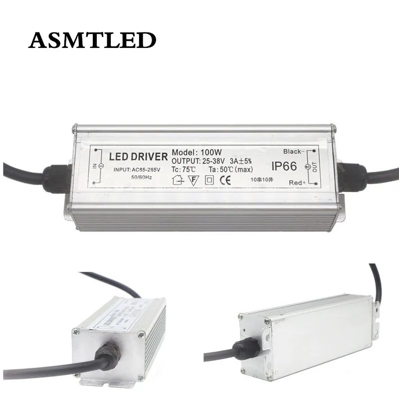 

10W 20W 30W 50W 100W LED Constant Driver 300mA IP66 Power Supply Light Transformers For LED Downlight Lighting Input AC85-265V
