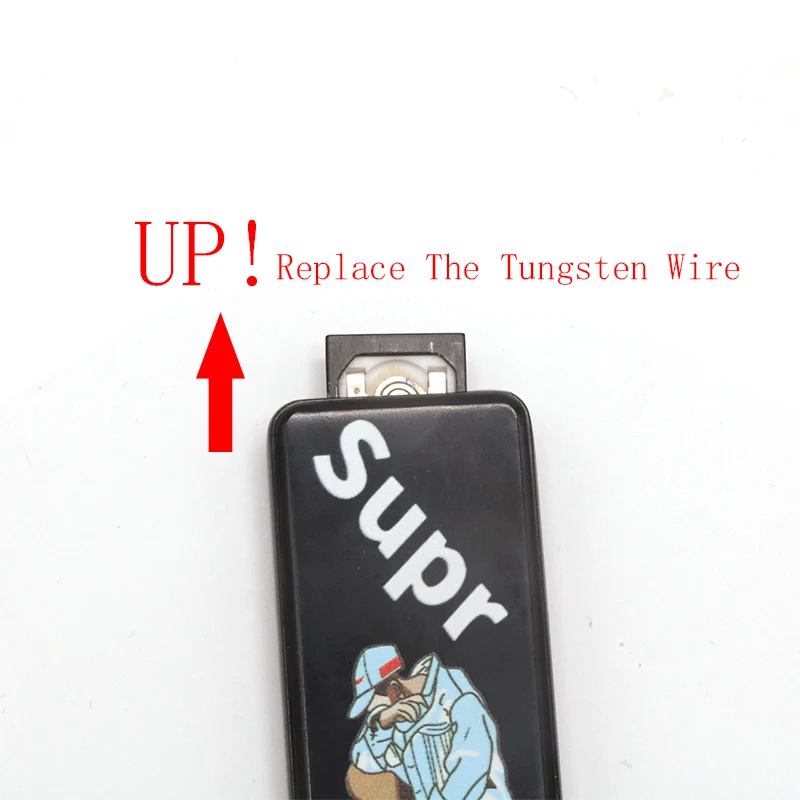 Горка Электронная Зажигалка USB перезаряжаемая сигарета курительная ветрозащитная Supr& Sword& Автомобильный логотип винтажный Ligther Замена вольфрама