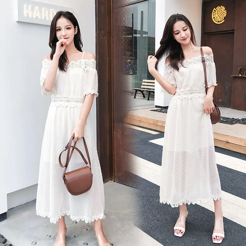 

Maternity Clothes Summer Wear 2019 New Style Pregnant Mother Elastic High-waisted Big Skirt Pregnant Women Camisole Horizontal N