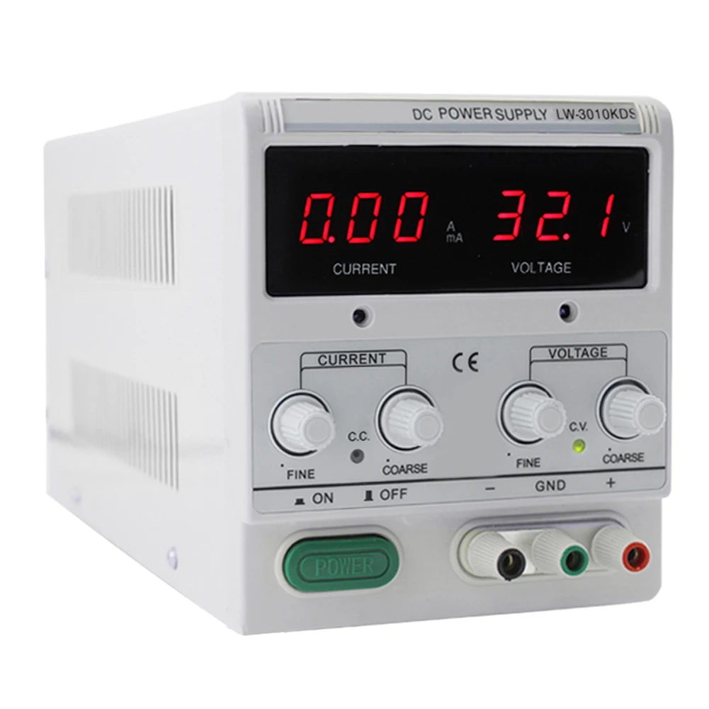 

High Precision 4 Digits DC Regulated Power Supply 30V 10A LED Display Laboratory Switching Power Supply for Phone Repairing