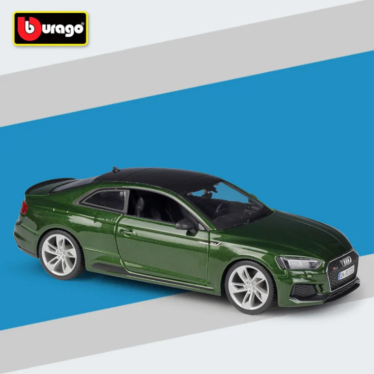 Bburago 1:24 Audi RS5 купе спортивный автомобиль статическое моделирование литья под давлением сплав модель автомобиля для детей игрушки