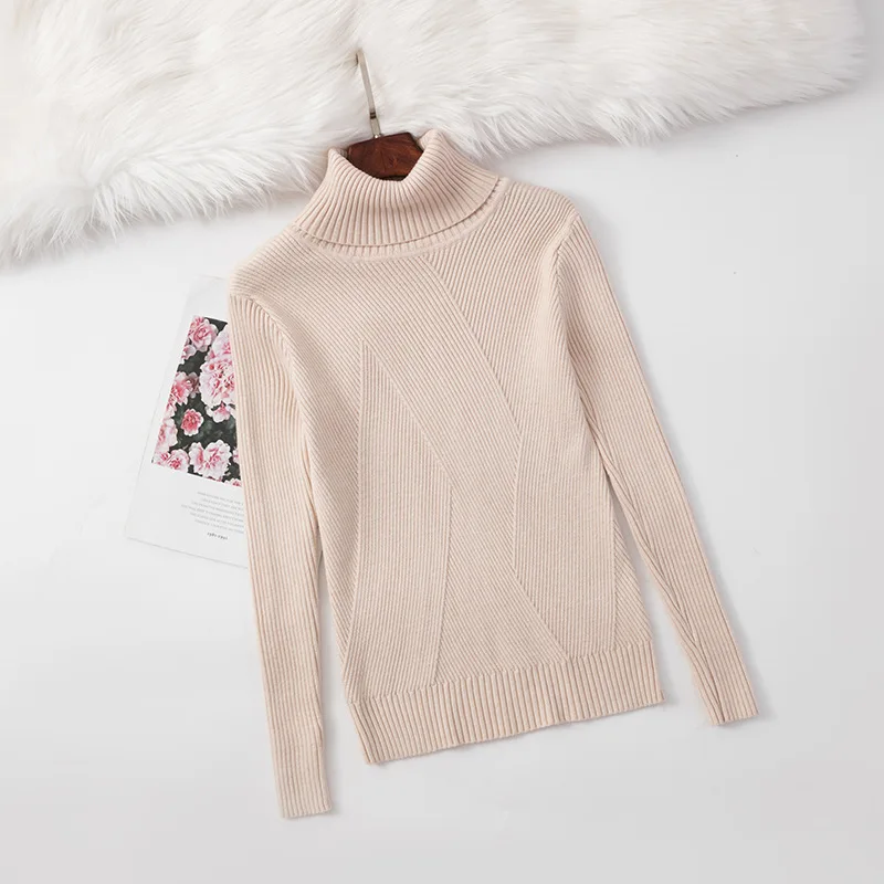 

Sweater Female Autumn And Winter Outerwear Hot Selling Thick Core-Spun Yarn Turtle-Neck Base Pullover Long-Sleeve Sweater Women'