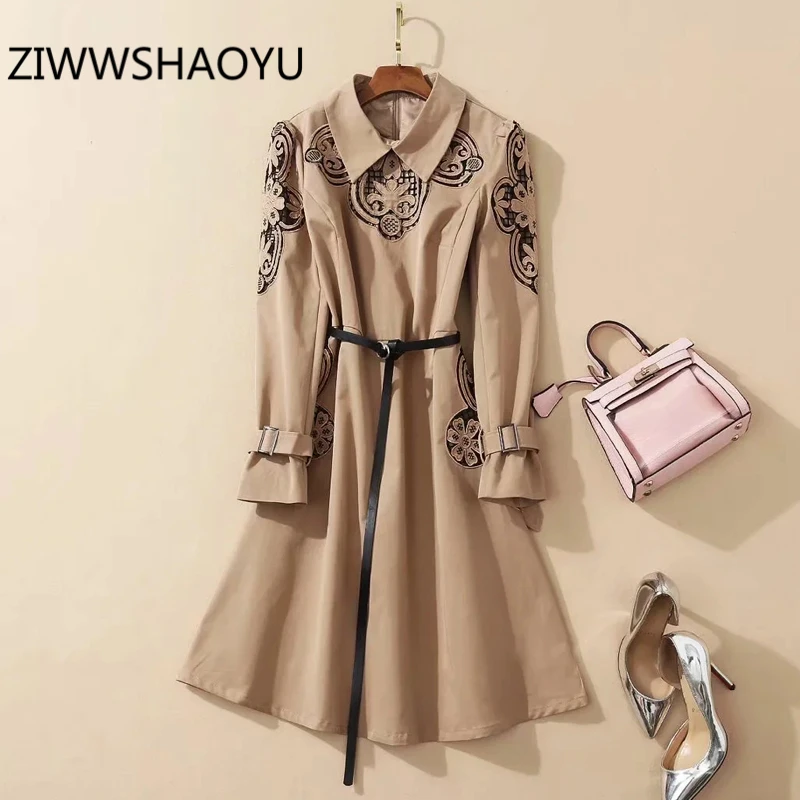 ZIWWSHAOYU Autumn Women Elegant Casual Mini