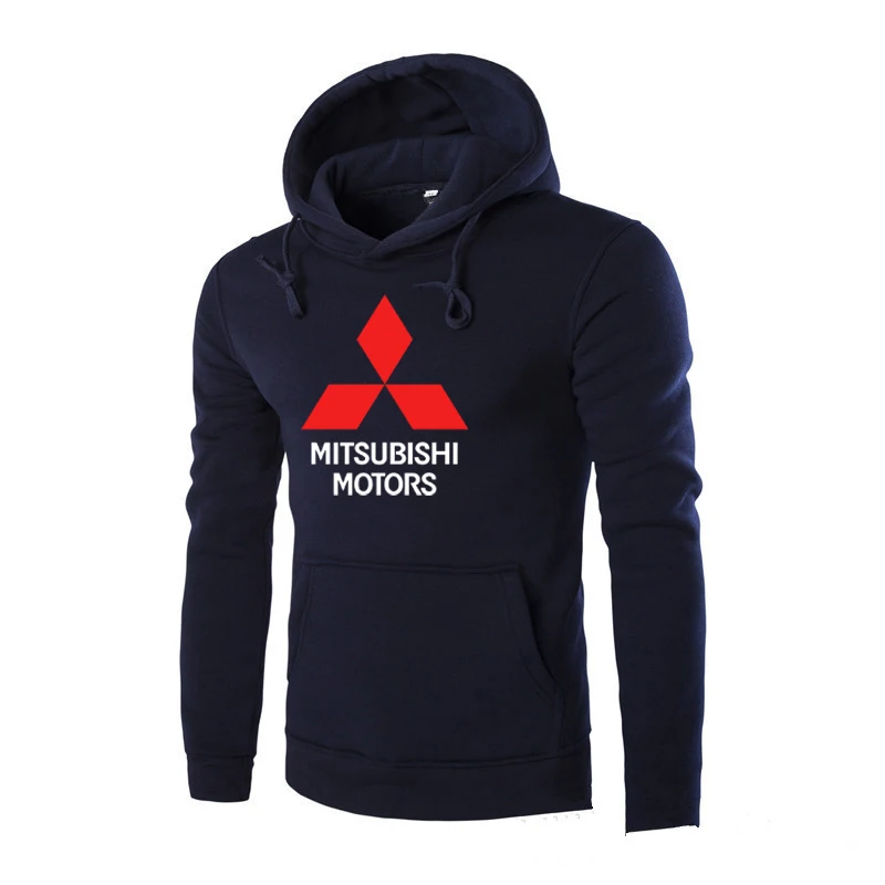 Мужские толстовки с капюшоном с логотипом Mitsubishi, весенне-осенняя мужская толстовка с капюшоном в стиле хип-хоп Harajuku, модная повседневная флисовая толстовка с капюшоном, спортивный костюм
