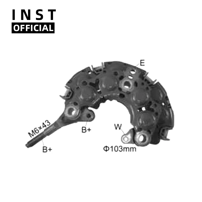 

ALTERNATOR GENERATORS RECTIFIER BRIDGE FOR INR402 RN-03 11262 31-8212 133672 237663 1002103470 1002103480 1002103780