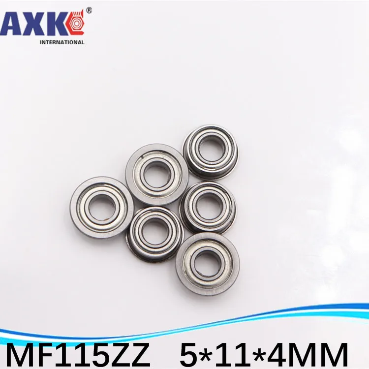 

1PCS Boutique flange ball bearings MF115ZZ size 5*11*12.5*4*0.8 mm