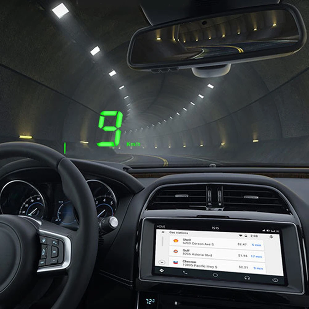 Проектор, автоматически удобный автомобильный дисплей, электронный, легко устанавливается, экономит энергию, прозрачный, HUD, gps, спидометр, цифровой