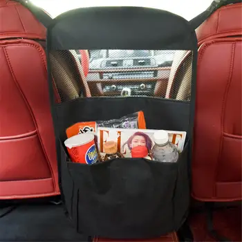 

Car Organizer Isolation Net Car Styling Storage Bag Pet Barrier 2 in 1 Auto Snack Beverage Storage Hanging Bag Car Accessories