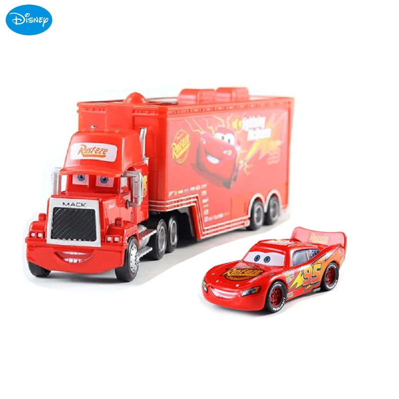 Disney Pixar тачки 3 игрушки Молния Маккуин мак грузовик масштаб 1:55 большой № 95 модель