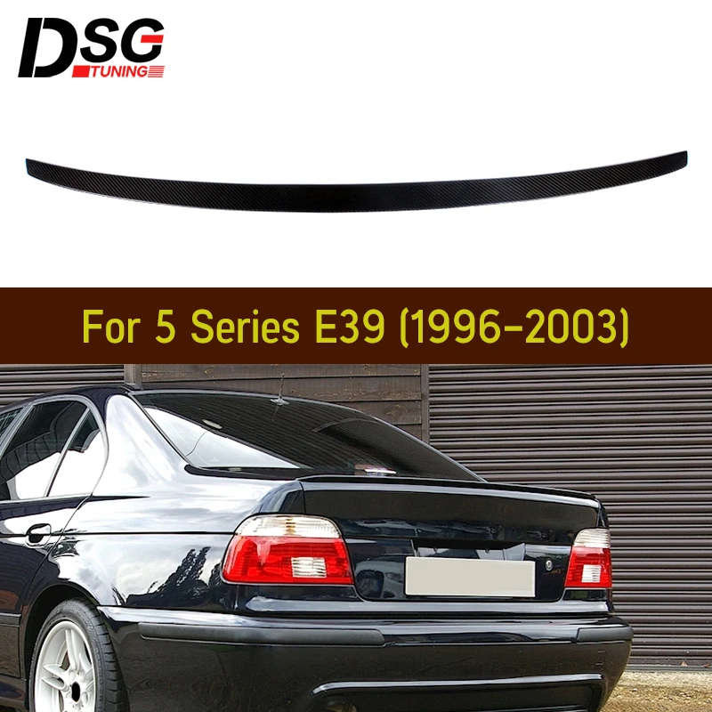 Black Tail Wings Carbon Spoiler For Bmw 5series E39 520i 530i 540i 550ixd Trunk Spoiler 1996