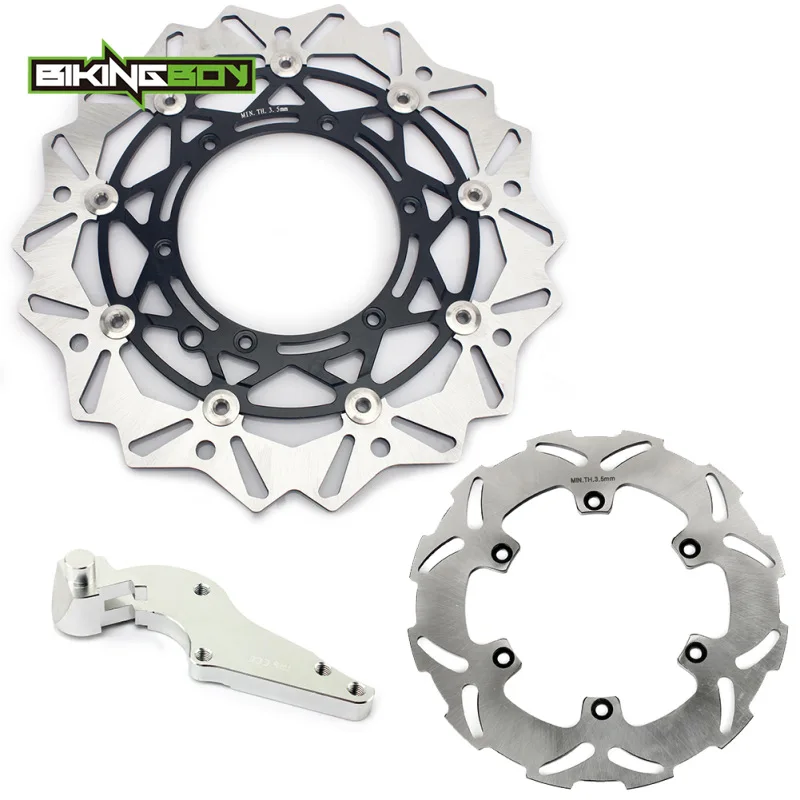 BIKINGBOY 125 150 250 SX 17 16 15 250 350 450 505 SX-F 450 530 EXC 250 XC-F 320 мм спереди и сзади тормозные диски роторов+ кронштейн