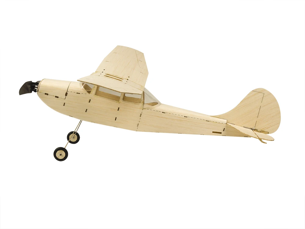 K12 Dance Wings Hobby Cessna L19 445 мм Wingspan Micro RC Balsa деревянная лазерная резка набор для сборки