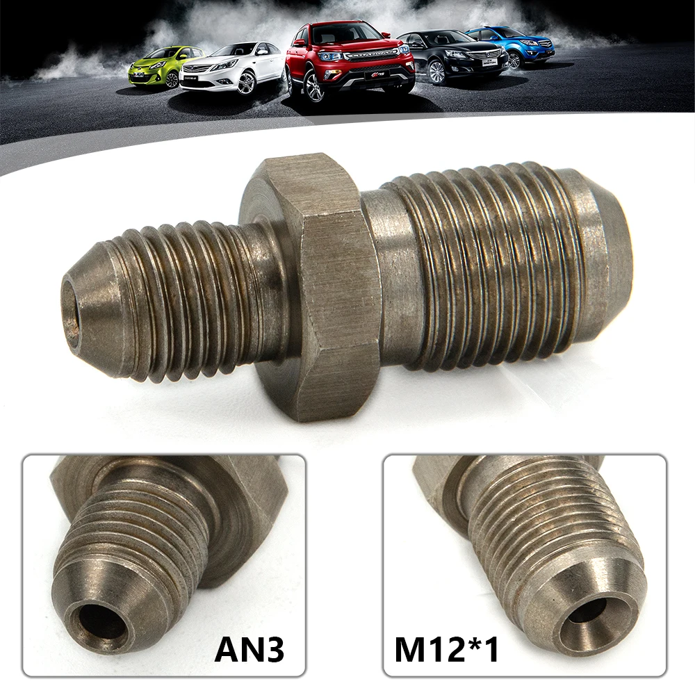 M10 Metric Banjo Eye To AN-3 Male JIC Flare Adapter Fitting - For Oil & Fuel Lines 3 thumbnail image
