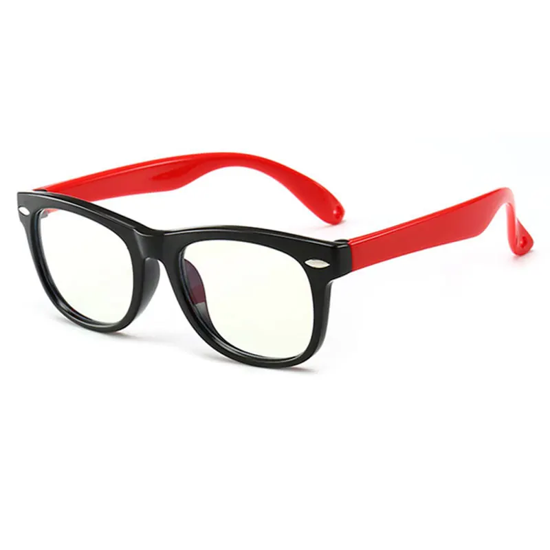 Kilig, новинка, детские солнцезащитные очки, детский синий светильник, блокирующие очки, ретро очки, классические, с заклепками, TR90, оправа, Оттенки UV400 - Цвет линз: C6