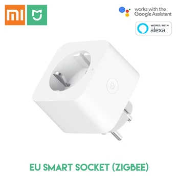 

Original Xiaomi Mijia Power Socket Strip With Control Switch 3 USB 4 Ports Big Plug Extension Patch Board EU 2500W For Mi Home