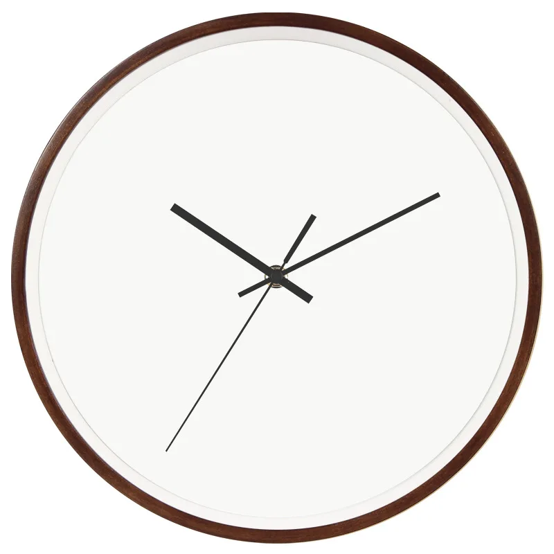 12-inch Clock Accessories DIY Wall Clock Blank Iron Frame Wooden Frame Clock Movement Clock Pin