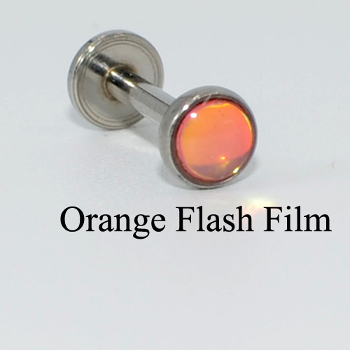 Flat CZ Gem Opal Lip Labret Stud Piercing Internall Thread Ear Tragus Cartilage Helix Stud Earring Body Jewelry