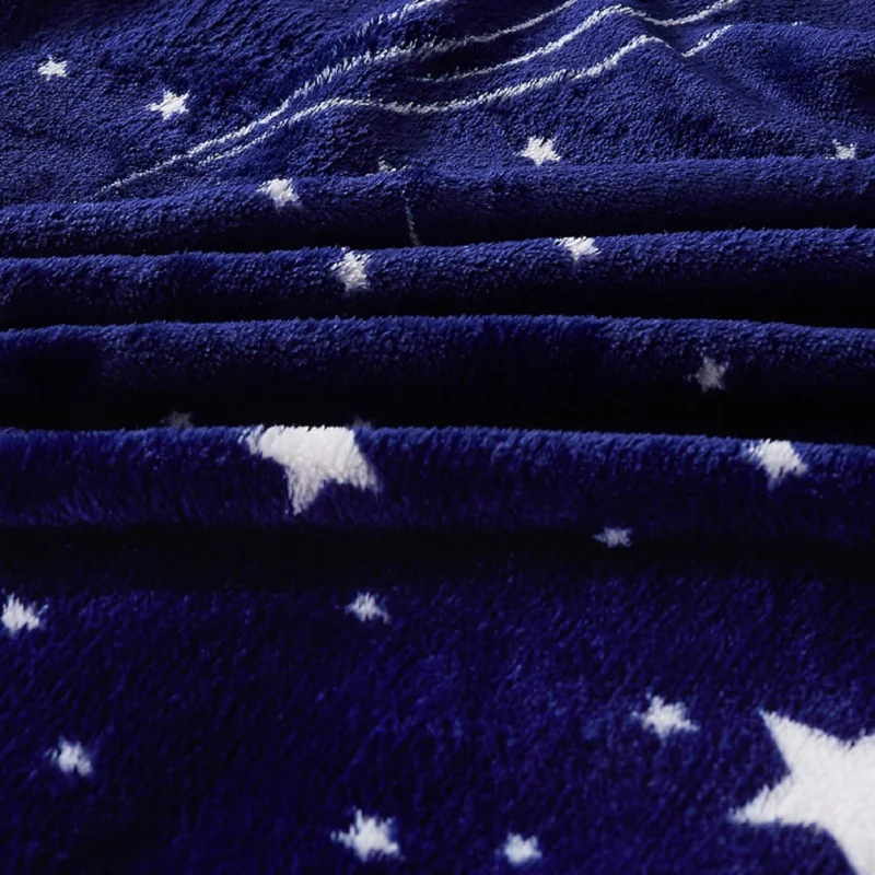 Яркое одеяло со звездами для кровати, мягкое одеяло для детской комнаты, теплое одеяло на весну и осень