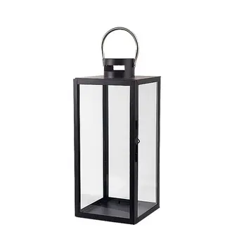 

Iron Glass Candle Lantern Metal for Weddings Outdoor Decoration Festival Lanterns Candelabros Decorativos De Velas Decor FC214