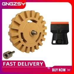Gommes autocollantes pour voiture, tampons de roues avec perceuse, adaptés pour un nettoyage rapide, Film vinyle, étiquettes à rayures, peinture adhésive, E22 + E19 