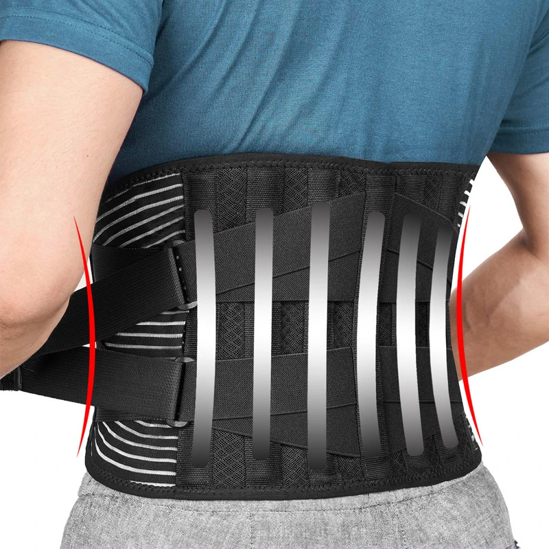 腰ブレース6ままアンチスキッド整形外科ウエスト腰椎椎間板ヘルニアの治療サポートベルト男性女性疼痛緩和 矯正 サポーター Aliexpress