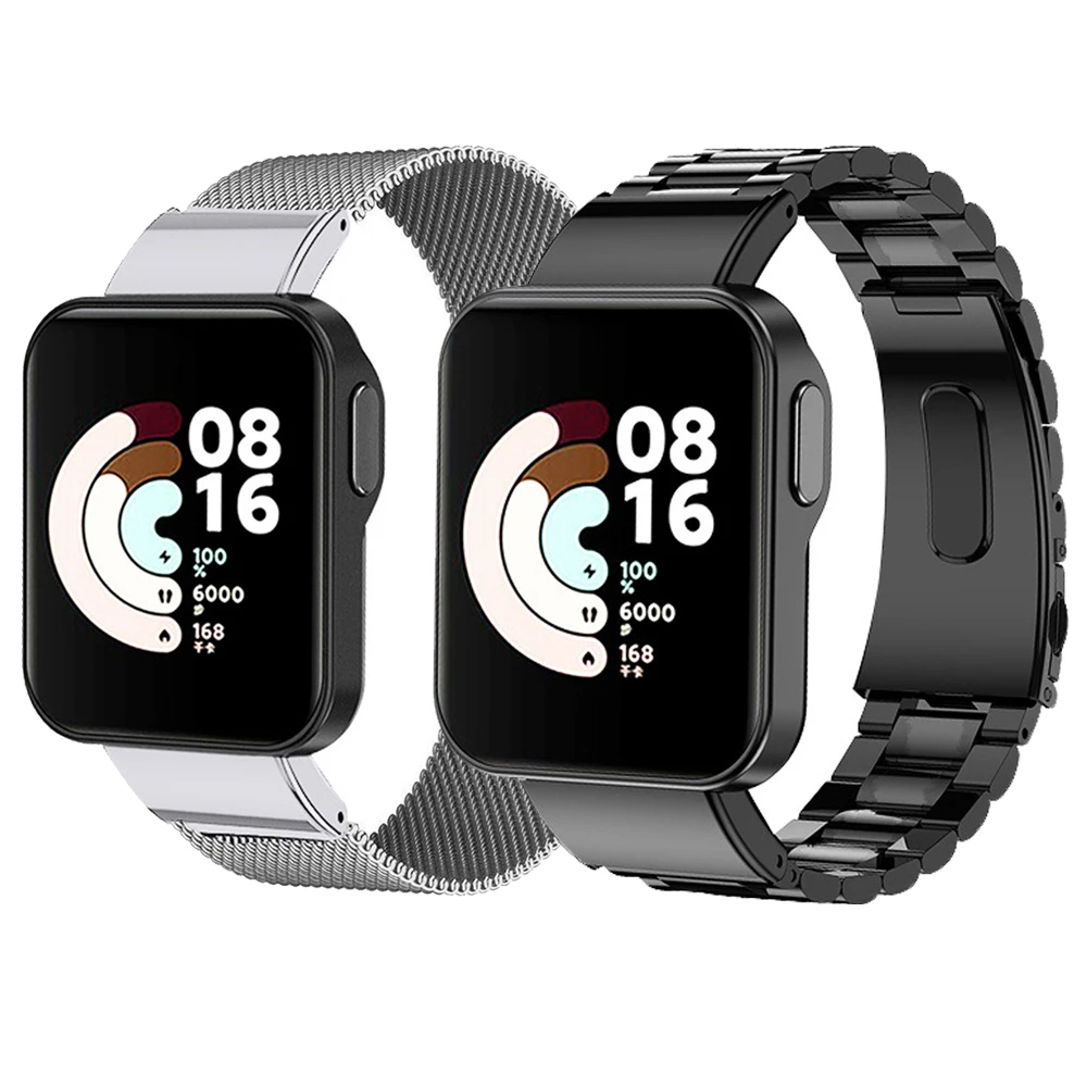 Metal Bracelet For Xiaomi Watch Lite Strap Stainless Steel Watchband For Xiaomi  Mi Watch Lite Metal Strap Replacement Wrist Band - Smart Accessories -  AliExpress