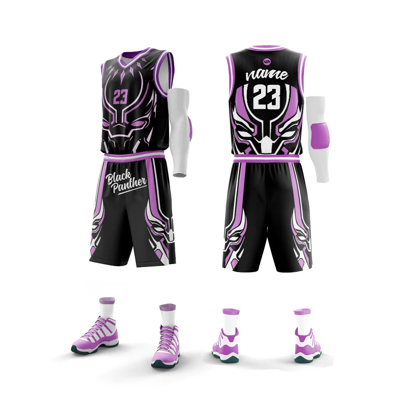Black Panther Concept Design Basketball Uniform  Basketball uniforms, Basketball  uniforms design, Basketball shirt designs