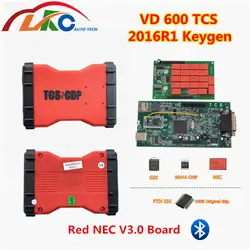 Новый VCI VD600 OBDIICAT-CDP с Bluetooth V3.0 PCB TCS SW 2016,1 Keygen OBD2 диагностический инструмент для автомобилей/сканер грузовика