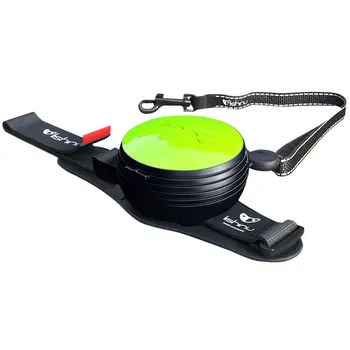 

LISHINU LISHINU ORIGINAL 2 Rope leash for animals tape 3 m size S neon green