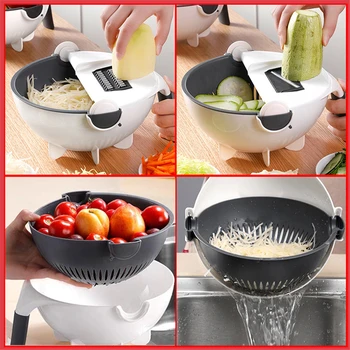 

Kitchenware Multifunctional Vegetable Cutting Artifact Slicer Scraping, Grating And Cutting Potato Chips Household Shredder